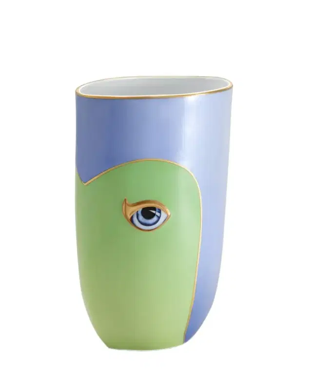 L'Objet Lito Vase, Green
