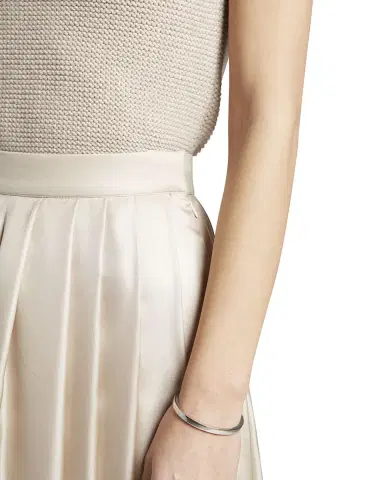 Giorgio Armani Silk Twill Maxi Skirt | Thumbnail 5