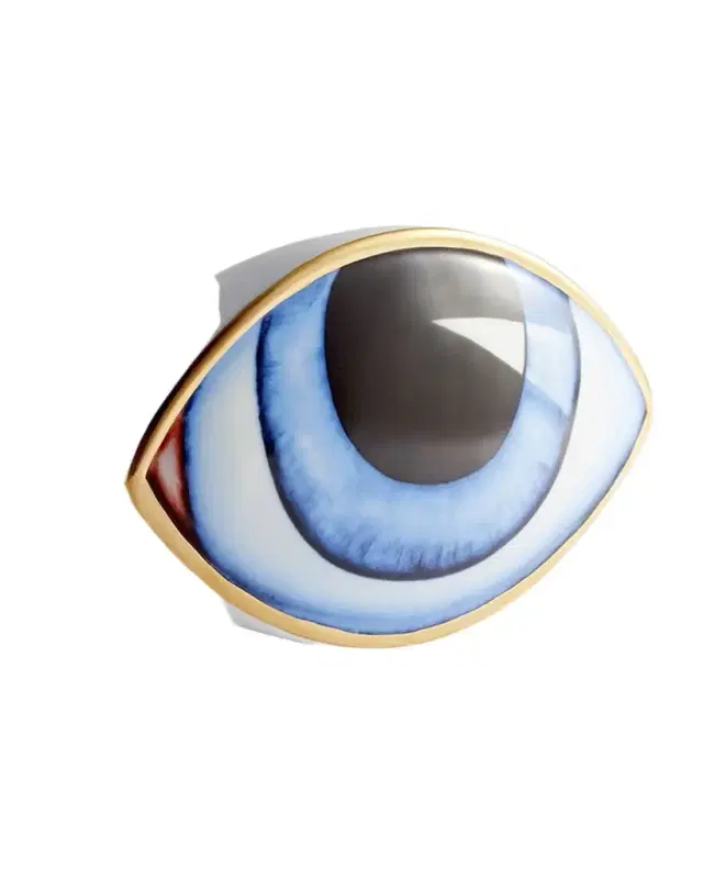 L 'Objet Lito-Eye Paperweight