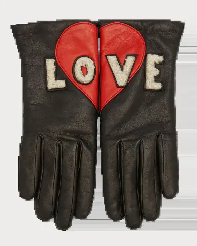 Agnelle Love Leather Gloves | Thumbnail 2