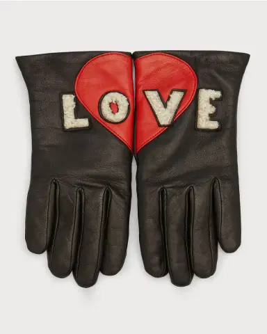 Agnelle Love Leather Gloves | Thumbnail 3