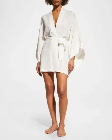 Kiki de Montparnasse Muse Silk Kimono Robe | Thumbnail 2 Kiki de Montparnasse Muse Silk Kimono Robe | Thumbnail 2