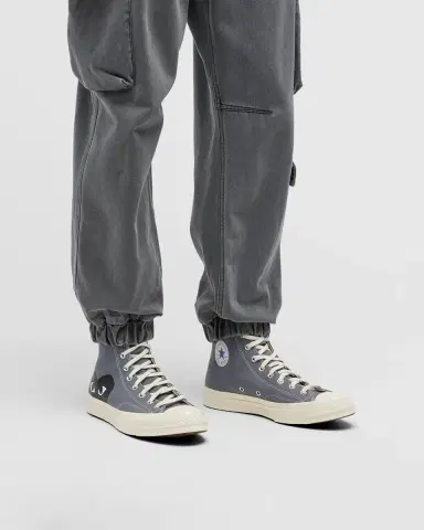 Comme des Garçons x Converse Men's Chuck Taylor High-Top Canvas Sneakers | Thumbnail 2