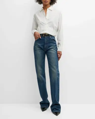 Nili Lotan Yorke Poplin Shirt | Thumbnail 2