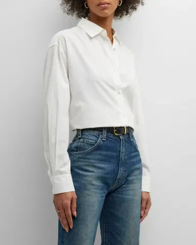 Nili Lotan Yorke Poplin Shirt | Thumbnail 4