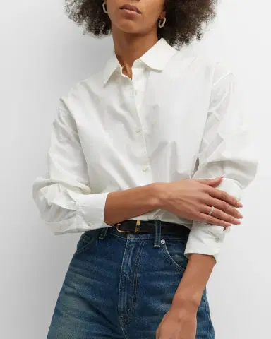 Nili Lotan Yorke Poplin Shirt | Thumbnail 7