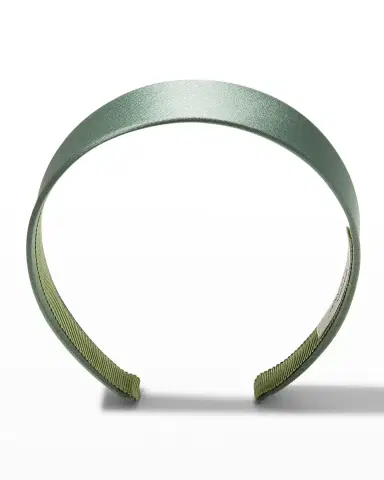 Jennifer Behr Lydia Silk Satin Headband | Thumbnail 2