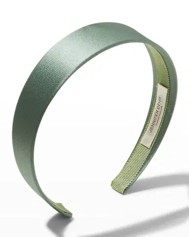 Jennifer Behr Lydia Silk Satin Headband | Thumbnail 1
