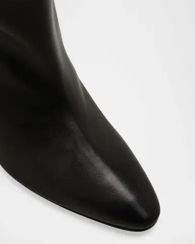 Manolo Blahnik Calasso Napa Slouchy Mid Booties | Thumbnail 5