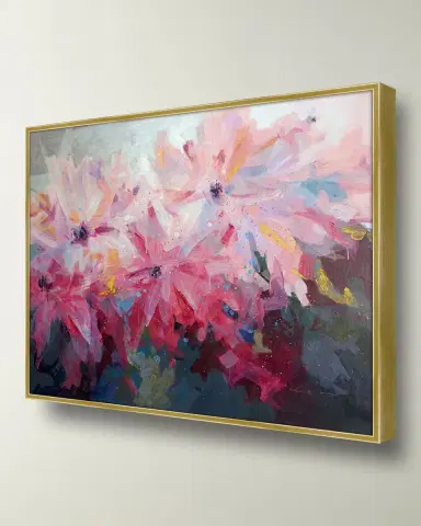Prestige Arts Pompom Floral Giclee on Canvas | Thumbnail 2 Prestige Arts Pompom Floral Giclee on Canvas | Thumbnail 2
