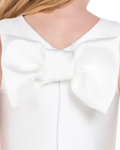 White Label by Zoe Girl's Jackie Bow Dress, Size 4-12 | Thumbnail 5 White Label by Zoe Girl's Jackie Bow Dress, Size 4-12 | Thumbnail 5