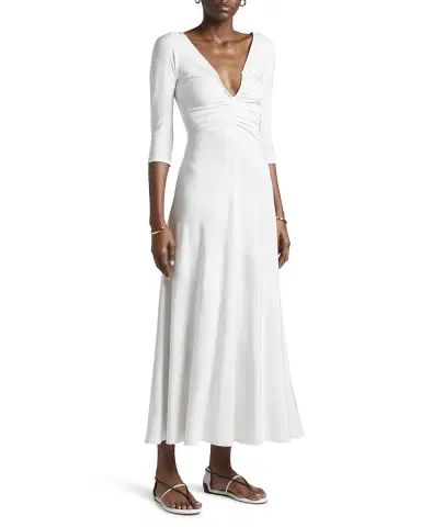 Giorgio Armani Diagonal Striped Jacquard Jersey Maxi Dress | Thumbnail 3 Giorgio Armani Diagonal Striped Jacquard Jersey Maxi Dress | Thumbnail 3