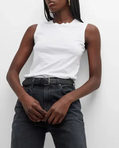Nili Lotan Cotton Muscle Tee | Thumbnail 7