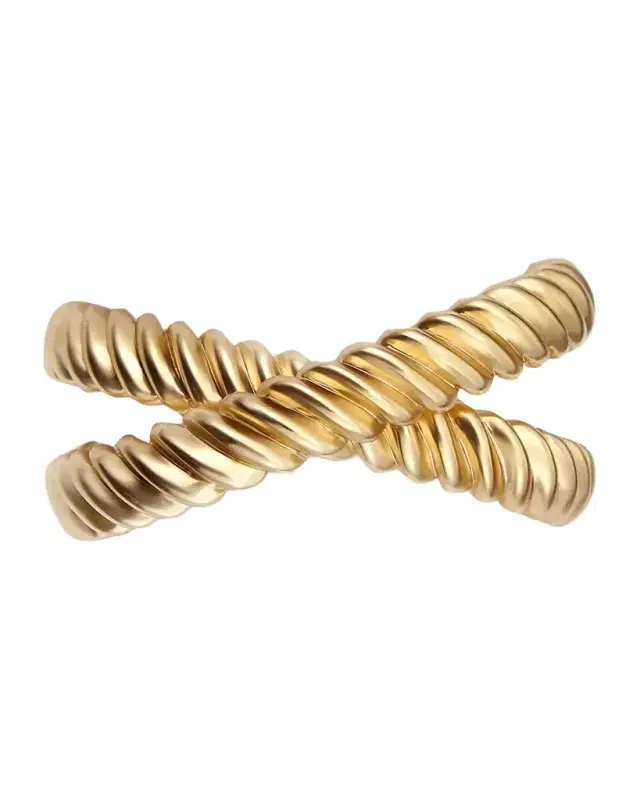 L 'Objet Deco Twist Napkin Rings, Set of 4