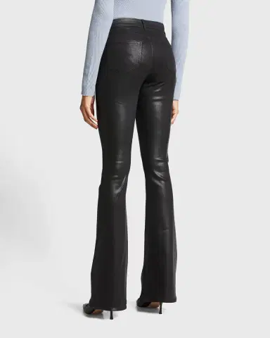 L'Agence Marty Ultra High-Rise Coated Flare Jeans | Thumbnail 3 L'Agence Marty Ultra High-Rise Coated Flare Jeans | Thumbnail 3