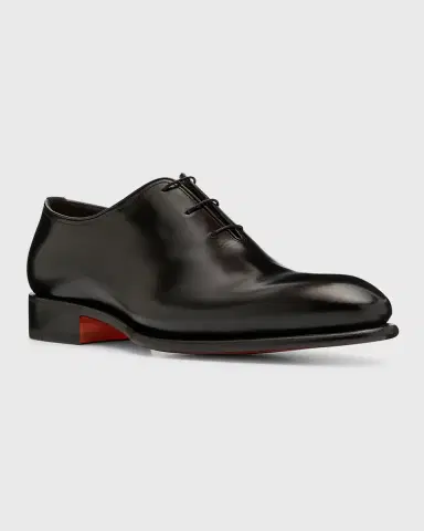 Santoni Men's People Leather Dress Oxfords | Thumbnail 2