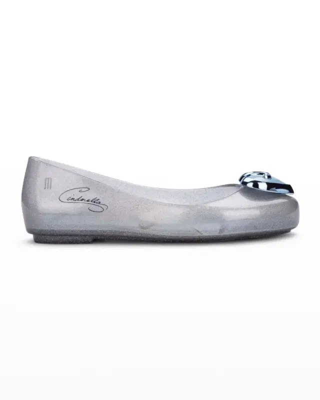 Mini Melissa Girl 's Sweet Love x Disney Princess Ballerina Flats, Baby/Toddler/Kids Prince