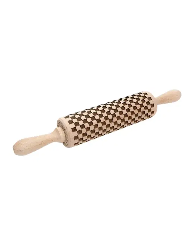 MacKenzie-Childs 14.75" Check Rolling Pin