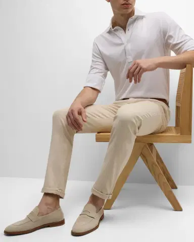 Brunello Cucinelli Men 's Bull Denim Skinny-Fit Pants | Thumbnail 6 Brunello Cucinelli Men 's Bull Denim Skinny-Fit Pants | Thumbnail 6