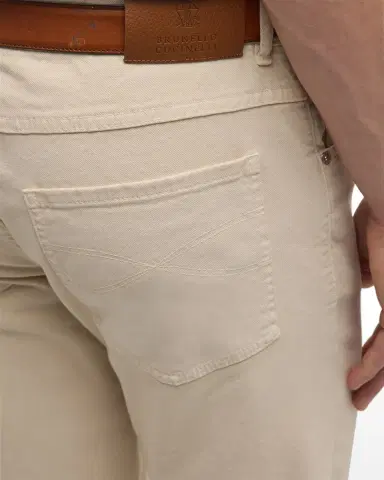 Brunello Cucinelli Men 's Bull Denim Skinny-Fit Pants | Thumbnail 7 Brunello Cucinelli Men 's Bull Denim Skinny-Fit Pants | Thumbnail 7
