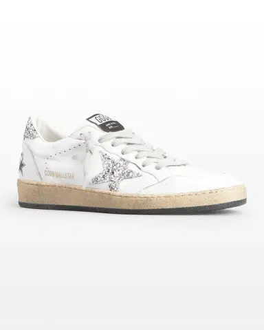 Golden Goose Ball Star Leather Glitter Sneakers | Thumbnail 2 Golden Goose Ball Star Leather Glitter Sneakers | Thumbnail 2