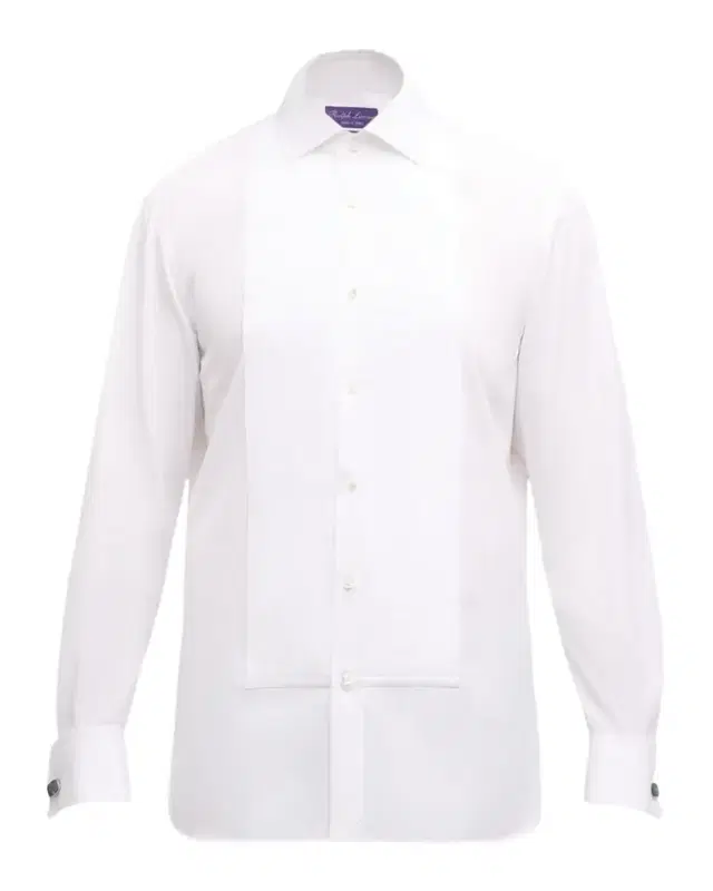 Poplin French Cuff Tuxedo Shirt Poplin French Cuff Tuxedo Shirt