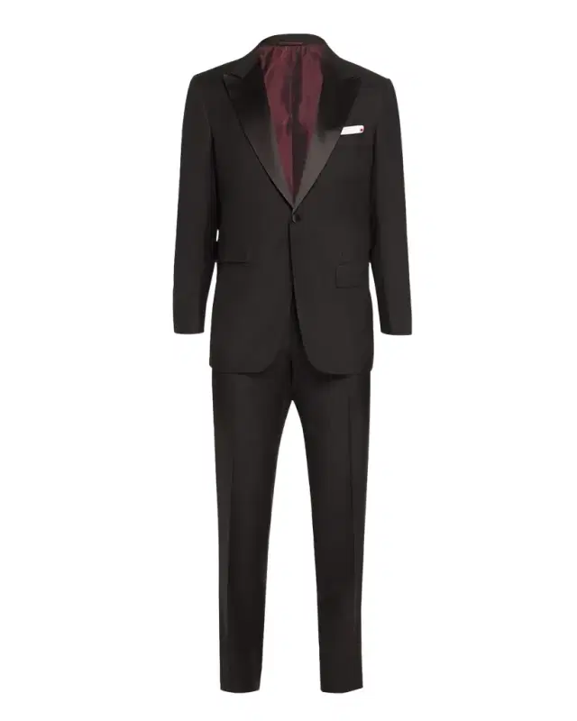 Kiton Men 's Peak Wool Tuxedo