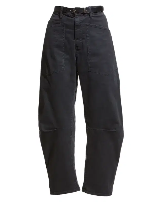 Shon Mid-Rise Cropped Pants