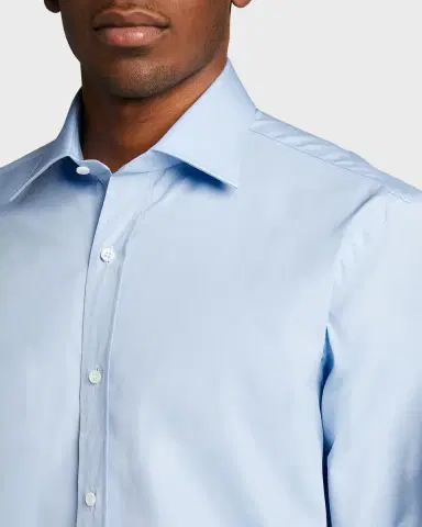 Bergdorf Goodman Men's Poplin French-Cuff Dress Shirt | Thumbnail 5
