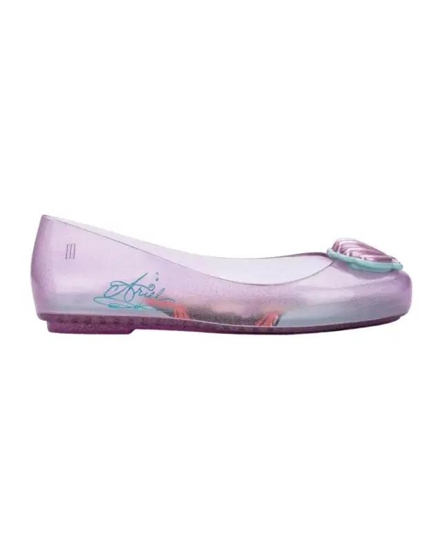 Mini Melissa Girl 's Sweet Love x Disney Princess Ballerina Flats, Baby/Toddler/Kids Prince
