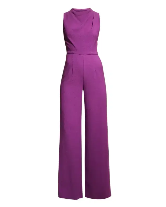 Black Halo Corrine High-Neck Sleeveless Jumpsuit