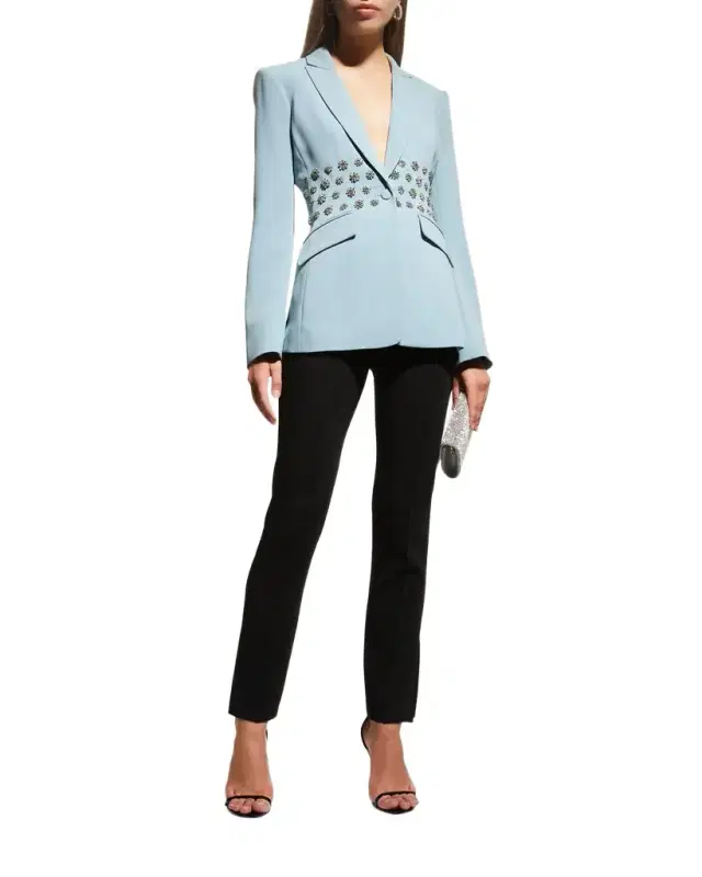 Cinq à Sept Brianne Slit-Leg Trousers