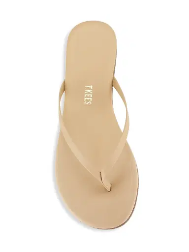 TKEES Women's Foundations Matte Leather Flip Flops - Sunkissed - Size 11 | Thumbnail 5