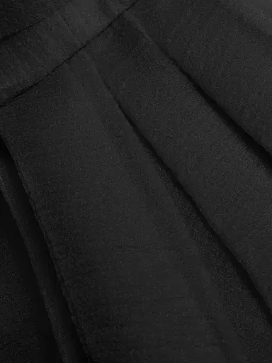 Theia Women's Teresa Draped Tulle Gown - Black | Thumbnail 6