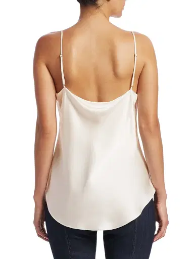 Cinq à Sept Women's Marta Silk Cowlneck Cami Top - | Thumbnail 5 Cinq à Sept Women's Marta Silk Cowlneck Cami Top - | Thumbnail 5