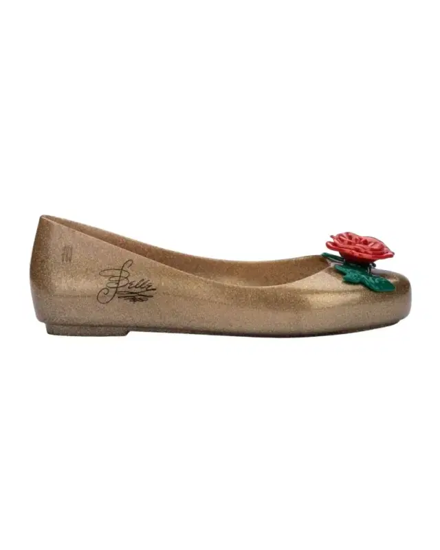 Mini Melissa Girl 's Sweet Love x Disney Princess Ballerina Flats, Baby/Toddler/Kids Prince