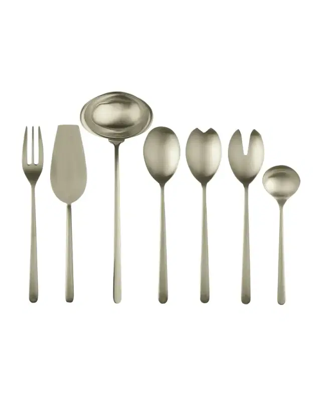 Mepra Linea Ice Champagne 7-Piece Full Serving Set