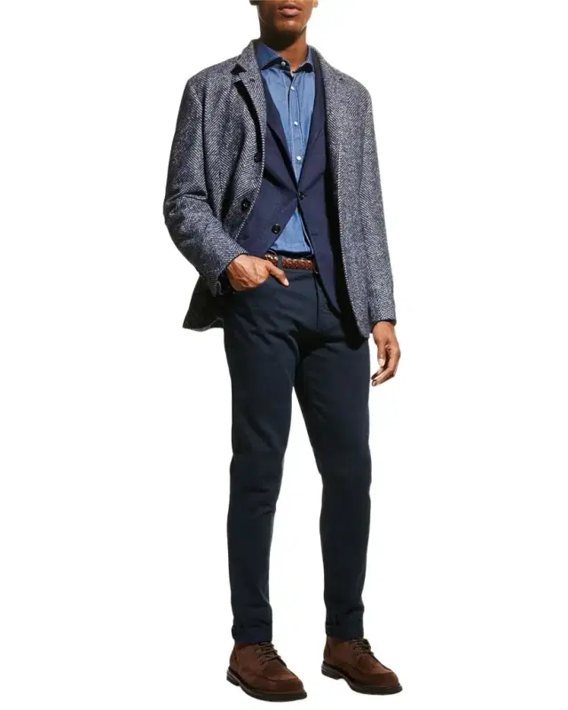 Brunello Cucinelli Men 's Bull Denim Skinny-Fit Pants