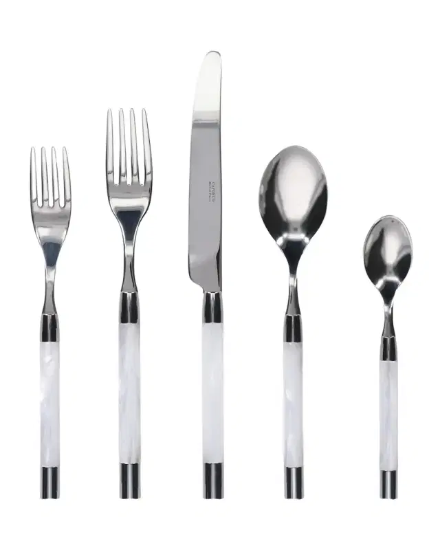 Capdeco Conty 5-Piece Place Setting, White