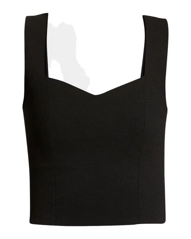 A.L.C. Jordana Seamed Cropped Tank Top