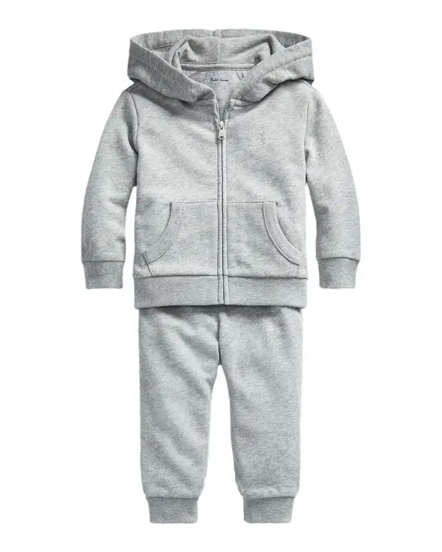 Boy 's Atlantic Terry 2-Piece Sweatsuit, Size 3M-24M