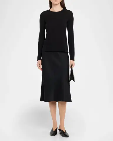 MAJESTIC FILATURES Machine Washable Cashmere Crewneck Pullover | Thumbnail 2