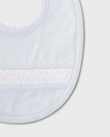 Kissy Kissy Boy 's Hand-Smocked Pima Cotton Baby Bib | Thumbnail 2