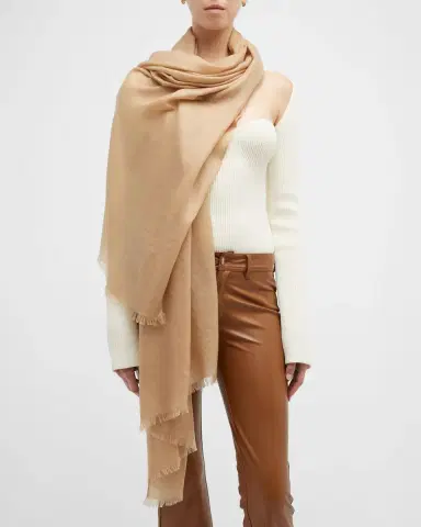 Sofia Cashmere Lightweight Cashmere Scarf | Thumbnail 3