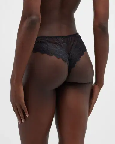 Simone Pérèle Reve Scalloped Lace Tanga | Thumbnail 4