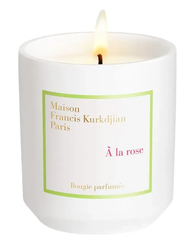 Maison Francis Kurkdjian A la Rose Candle, 9.87 oz.