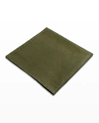 L 'Objet Linen Sateen Napkin S4 Green | Thumbnail 2