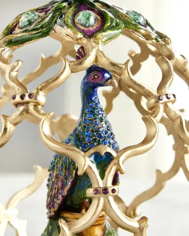 Jay Strongwater Decorative Peacock Egg | Thumbnail 2