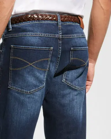 Brunello Cucinelli Men's 5-Pocket Denim Jeans | Thumbnail 6 Brunello Cucinelli Men's 5-Pocket Denim Jeans | Thumbnail 6