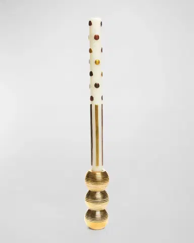 MacKenzie-Childs Ribbed Triple Sphere Candle Holder | Thumbnail 2